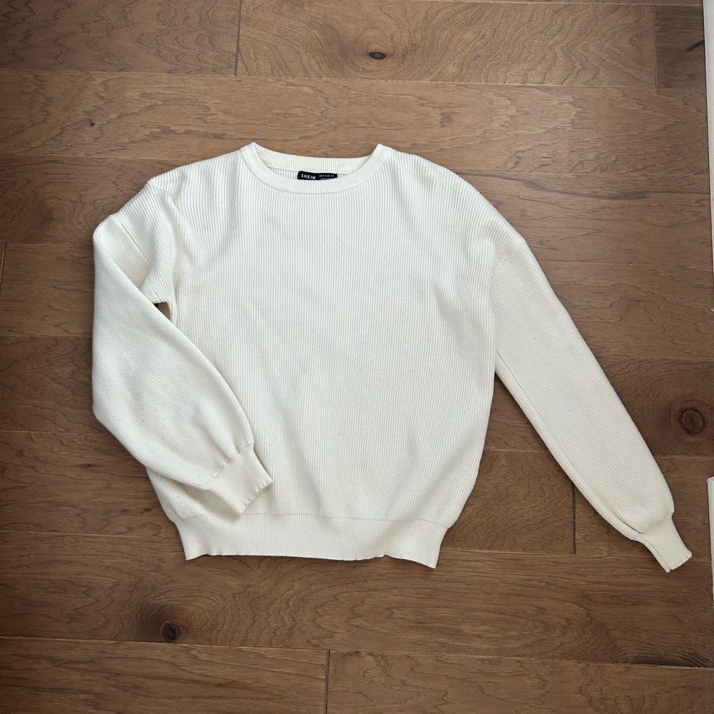 Shein Ribbed Knit Sweater